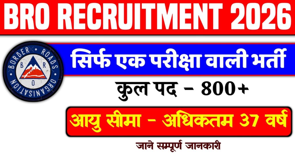 BRO Recruitment 2026