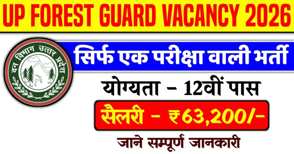 UP Forest Guard Recruitment 2026
