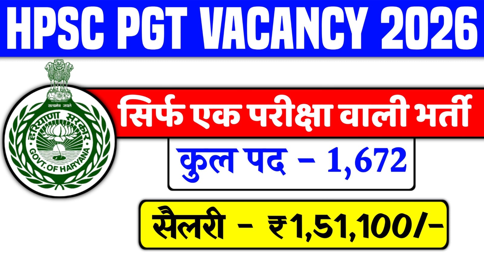 HPSC PGT Vacancy 2026