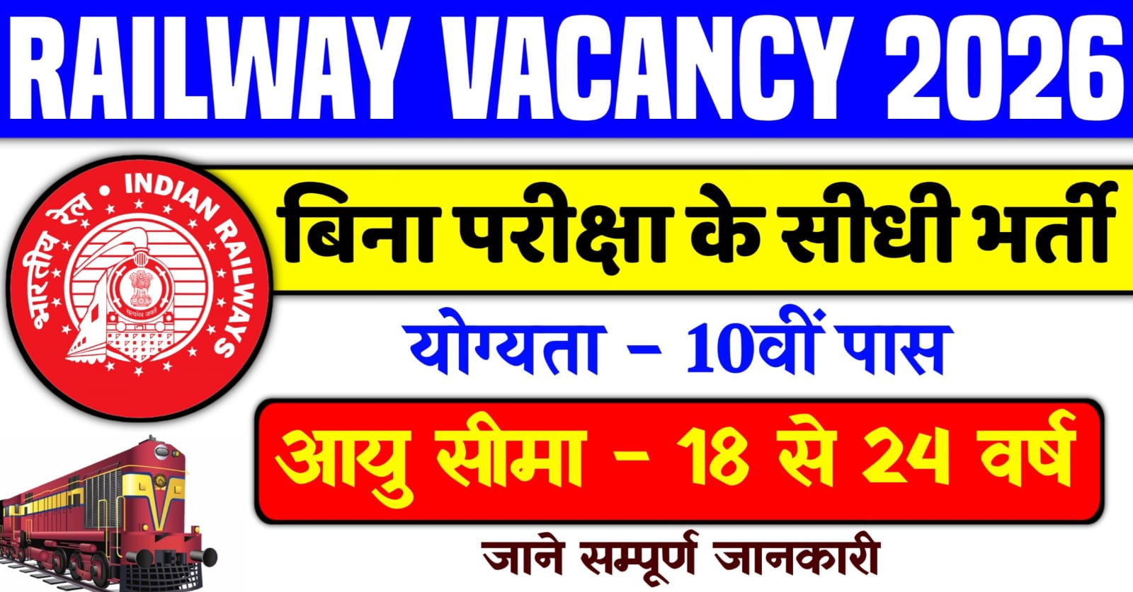 Railway Vacancy 2026