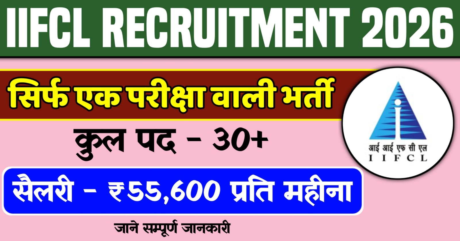 IIFCL Recruitment 2026