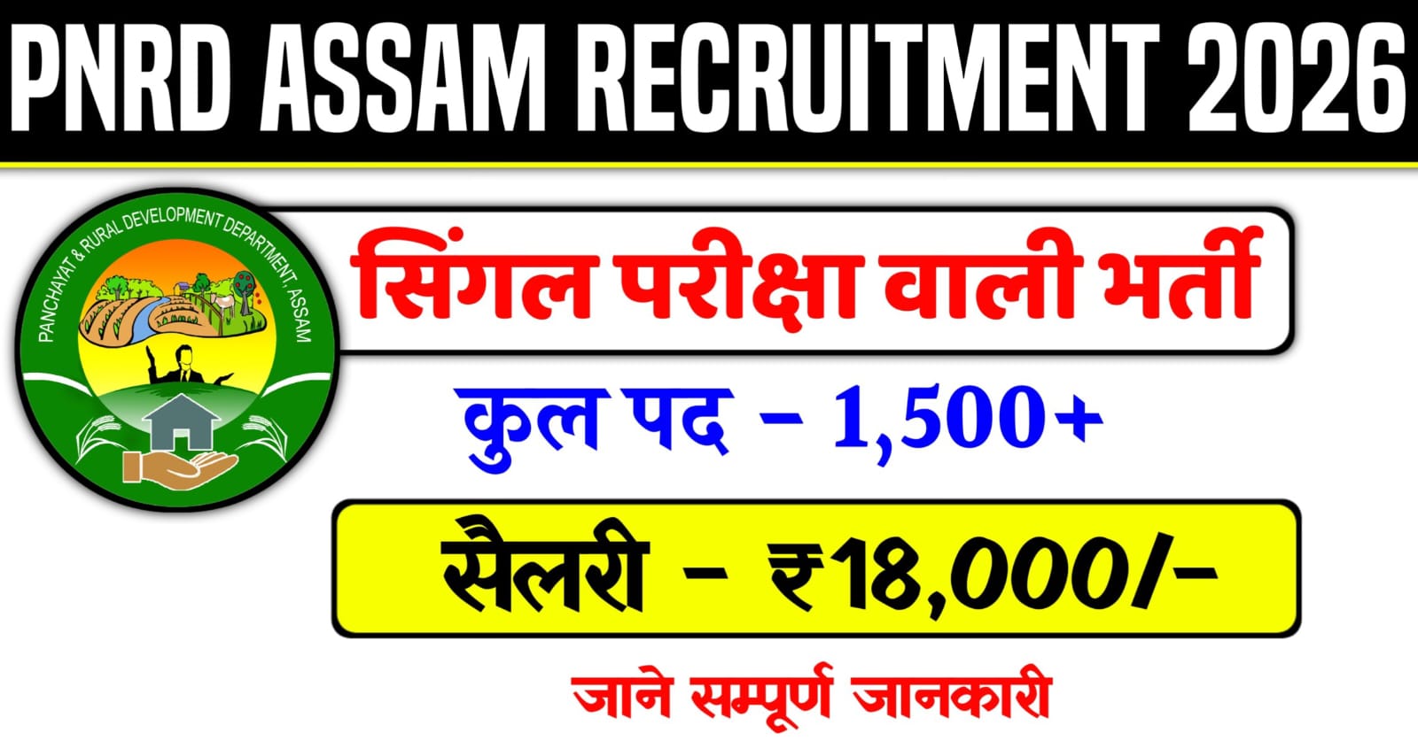 PNRD Assam Recruitment 2026