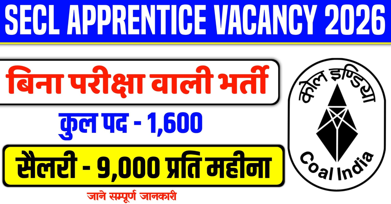 SECL Apprentice Recruitment 2026