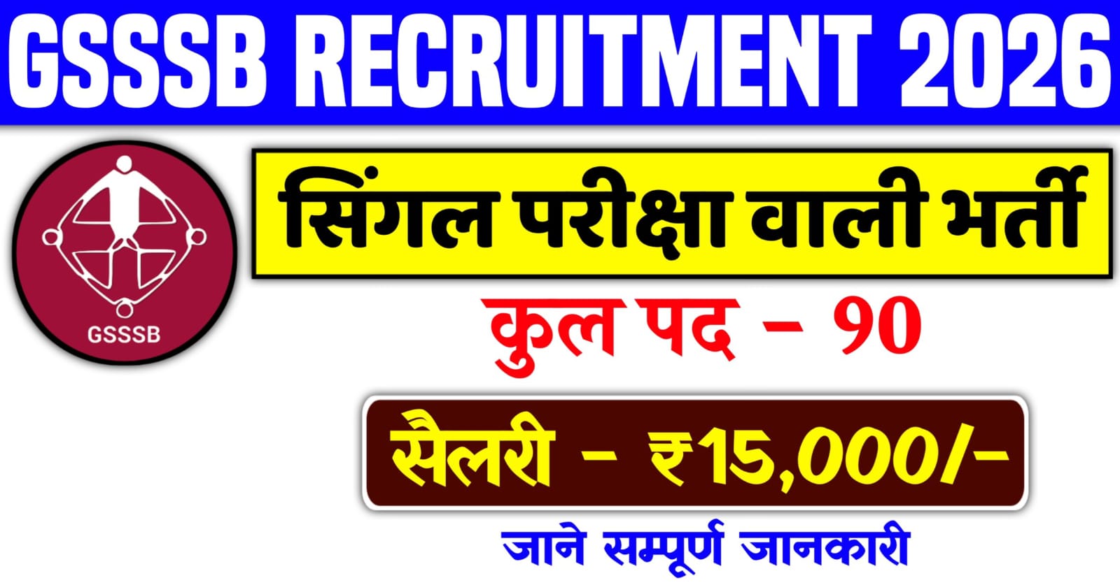GSSSB Staff Nurse Recruitment 2026