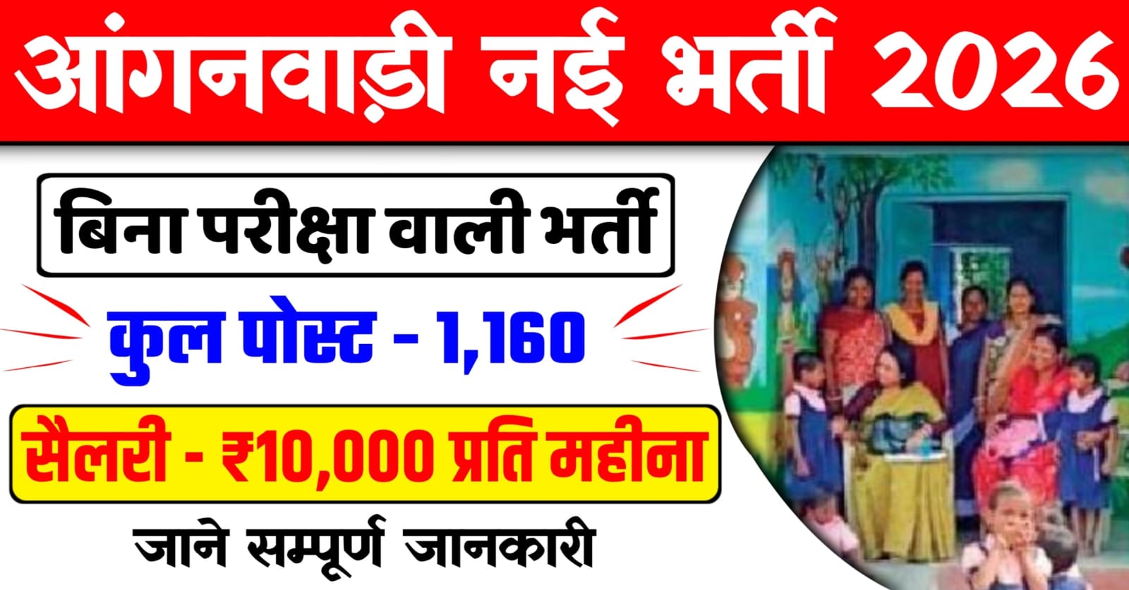 UP Anganwadi Bharti 2026